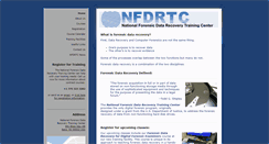 Desktop Screenshot of national-forensic-data-recovery-training-center.net